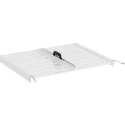 vidaXL Rampa para silla de ruedas 270 kg Plateado 62 x 73 x 5 cm