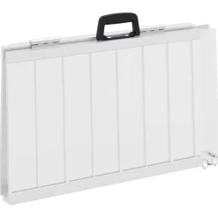 vidaXL Rampa para silla de ruedas 270 kg Plateado 62 x 73 x 5 cm