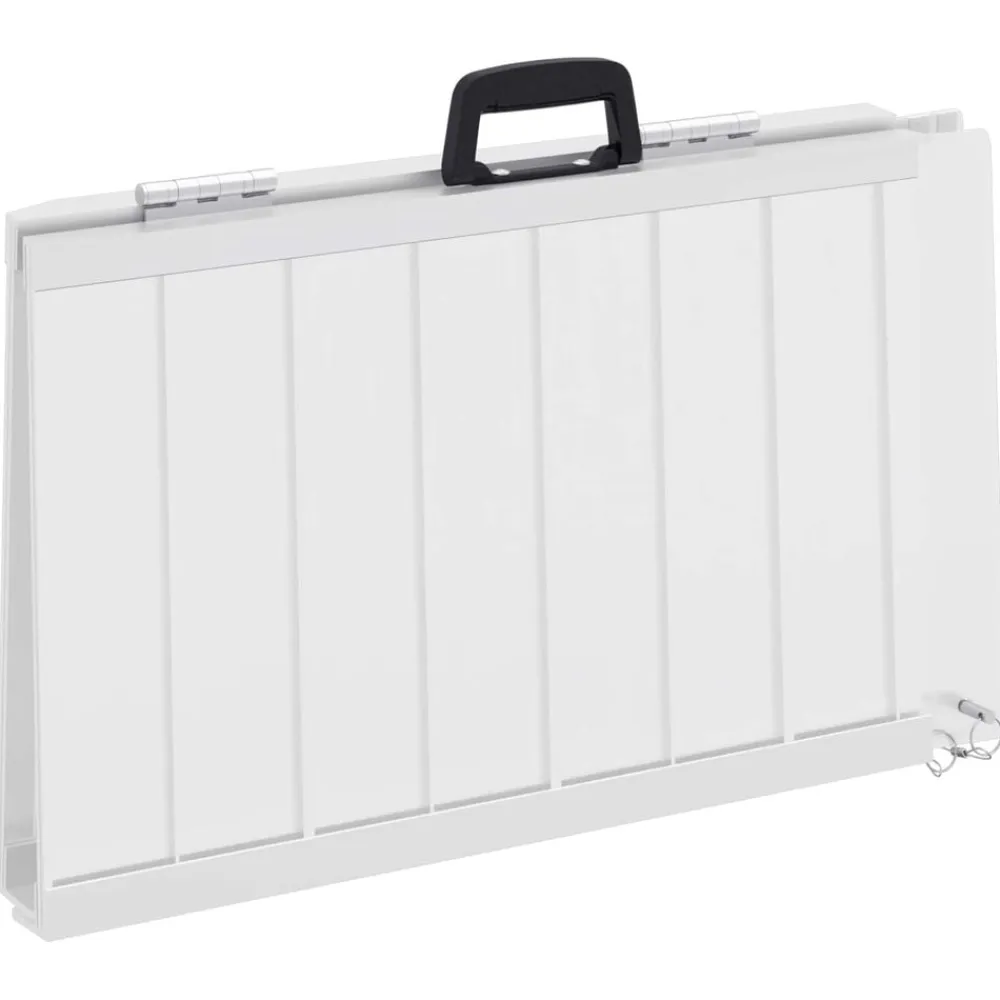 vidaXL Rampa para silla de ruedas 270 kg Plateado 62 x 73 x 5 cm