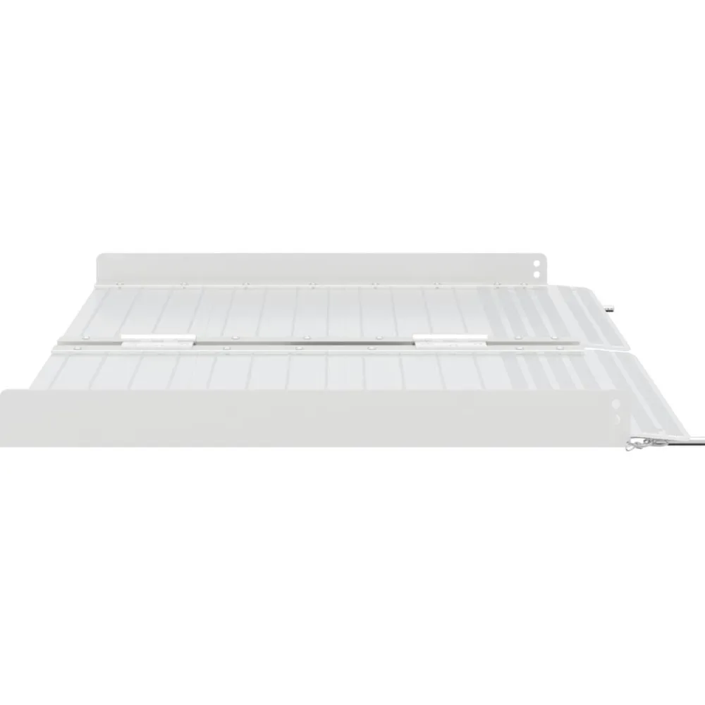 vidaXL Rampa para silla de ruedas 270 kg Plateado 62 x 73 x 5 cm