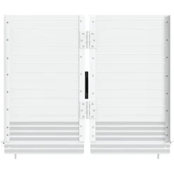 vidaXL Rampa para silla de ruedas 270 kg Plateado 62 x 73 x 5 cm