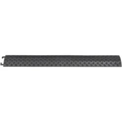 vidaXL Rampa protectora de cables de suelo 2 uds 98,5 cm Negro