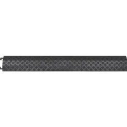 vidaXL Rampa protectora de cables de suelo 2 uds 98,5 cm Negro