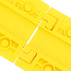 vidaXL Rampa protectora de cables de suelo 4 uds 98,5 cm Amarillo Best