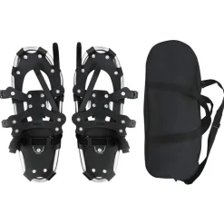 vidaXL Raquetas de Nieve 3 en 1 Plata y Negro 53,5 x 21 cm Plateado Clearance