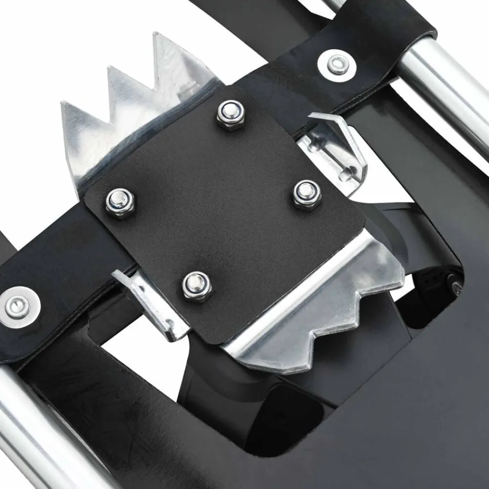 vidaXL Raquetas de Nieve 3 en 1 Plata y Negro 53,5 x 21 cm Plateado Clearance