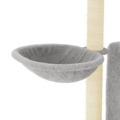 vidaXL Rascador para gatos con postes de sisal 96,5 cm Gris claro Discount