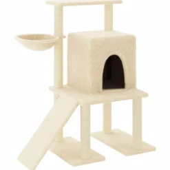 vidaXL Productos Para Mascotas-Rascador para gatos con postes de sisal color 96,5 cm