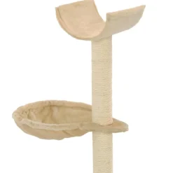 vidaXL Productos Para Mascotas-Rascador para gatos con poste de sisal 105 cm