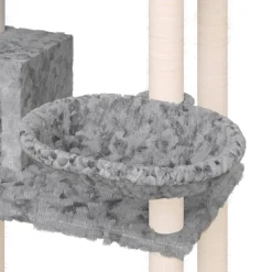 vidaXL Productos Para Mascotas-Rascador para gatos con postes de sisal 131 cm