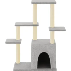 vidaXL Productos Para Mascotas-Rascador para gatos con postes de sisal 97,5 cm