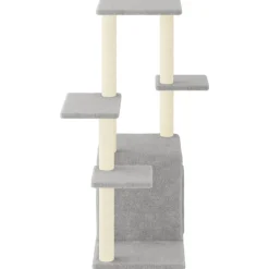 vidaXL Productos Para Mascotas-Rascador para gatos con postes de sisal 97,5 cm