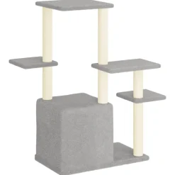 vidaXL Productos Para Mascotas-Rascador para gatos con postes de sisal 97,5 cm