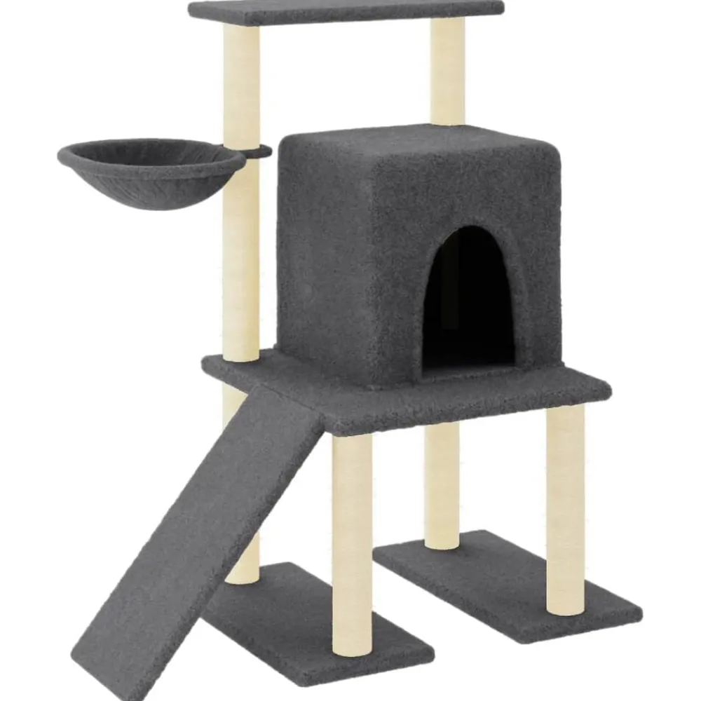 vidaXL Productos Para Mascotas-Rascador para gatos con postes de sisal 96,5 cm