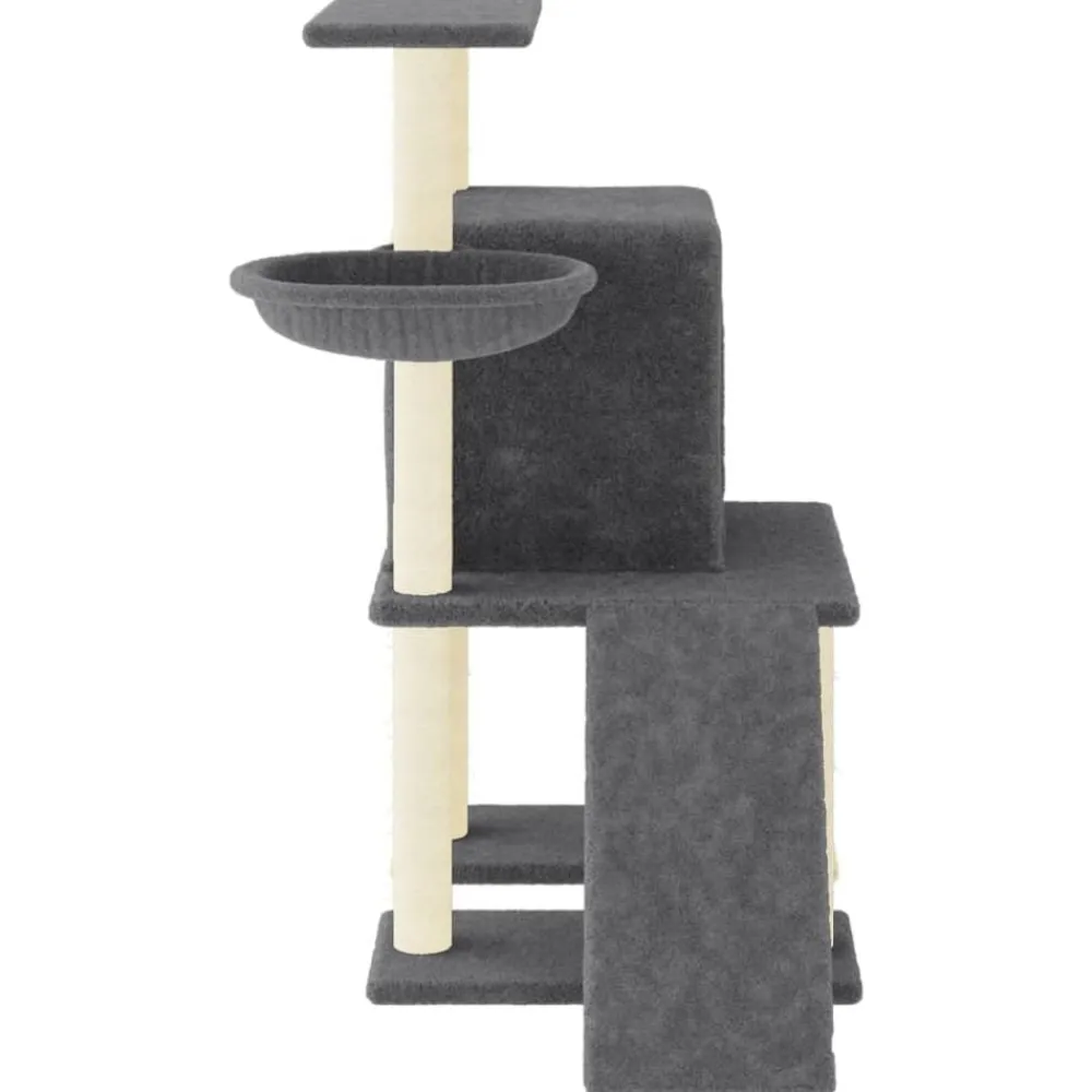 vidaXL Productos Para Mascotas-Rascador para gatos con postes de sisal 96,5 cm