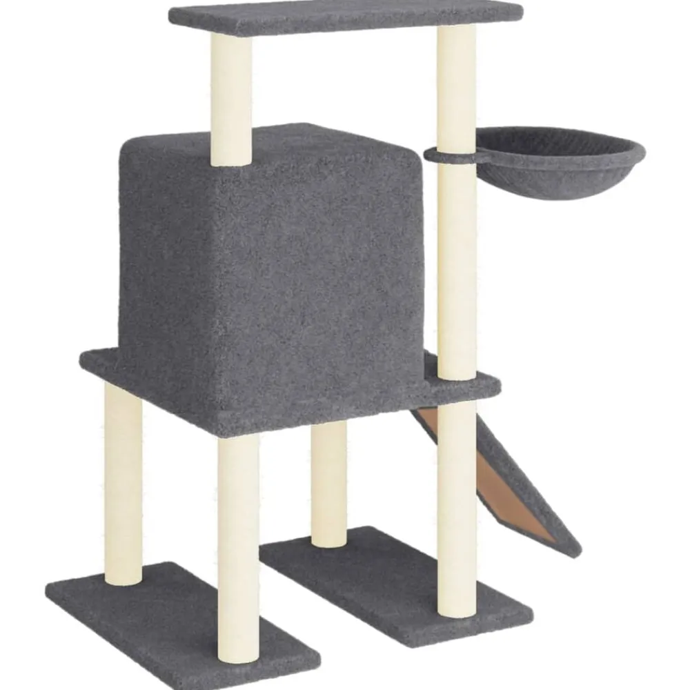 vidaXL Productos Para Mascotas-Rascador para gatos con postes de sisal 96,5 cm