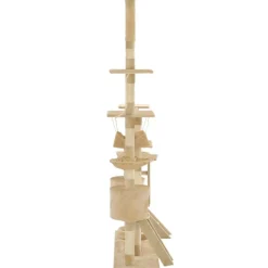 vidaXL Rascador para gatos poste rascador de sisal 230-250 cm Beige Discount