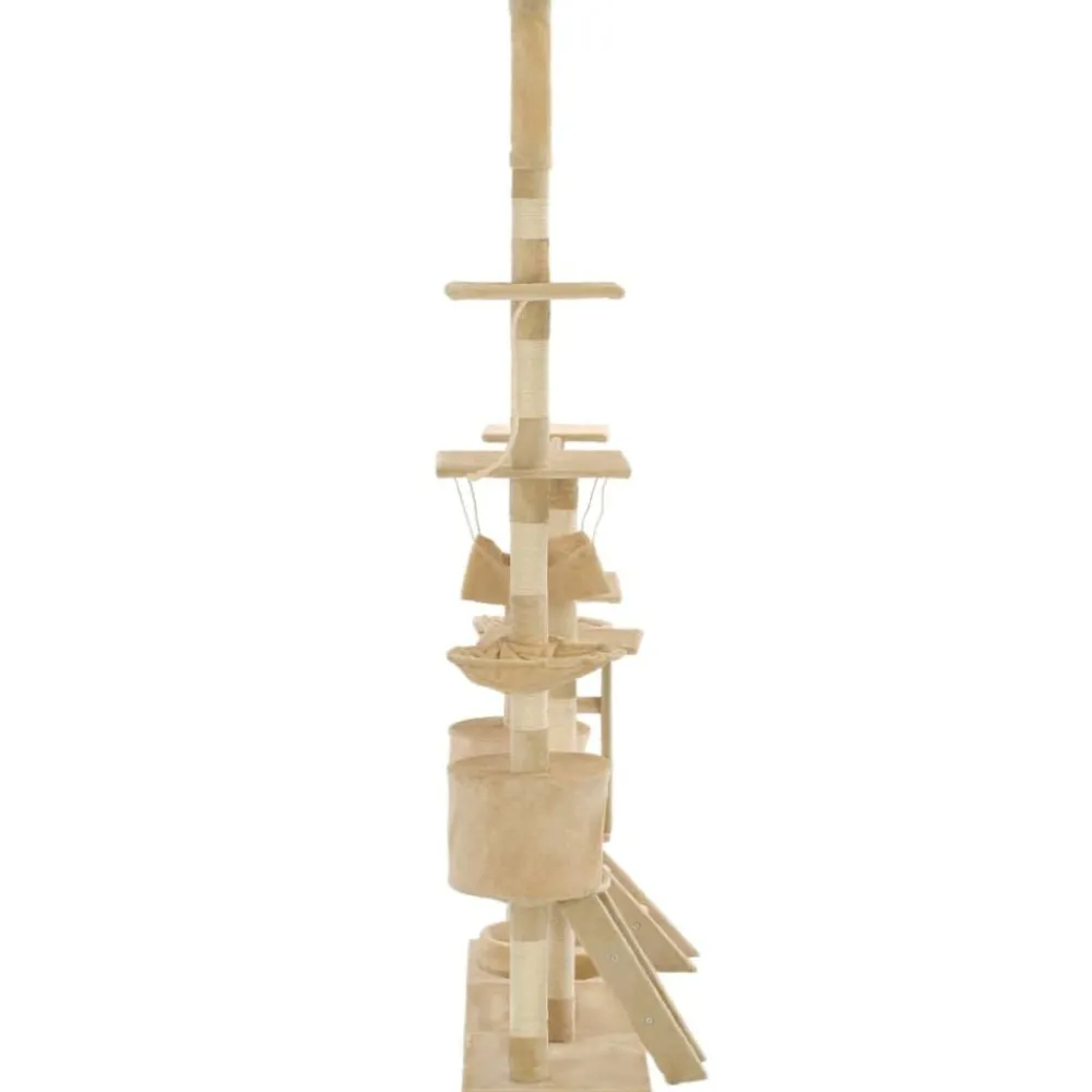 vidaXL Rascador para gatos poste rascador de sisal 230-250 cm Beige Discount