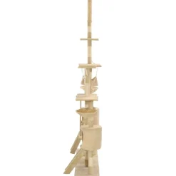 vidaXL Rascador para gatos poste rascador de sisal 230-250 cm Beige Discount
