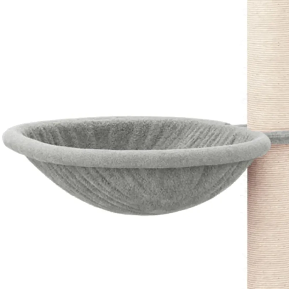 vidaXL Rascador para gatos con postes de sisal 94,5 cm Gris claro Online