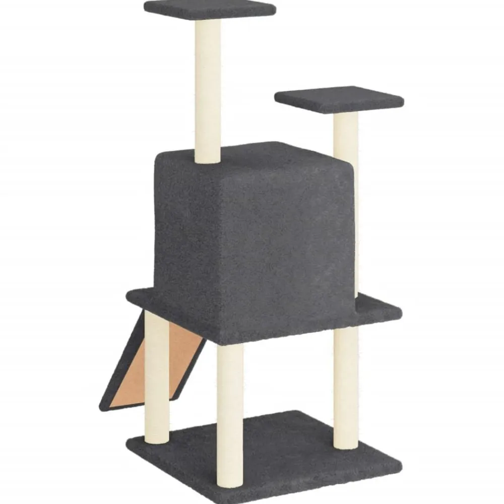 vidaXL Productos Para Mascotas-Rascador para gatos con postes de sisal 110 cm