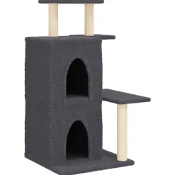 vidaXL Productos Para Mascotas-Rascador para gatos con postes de sisal 97 cm