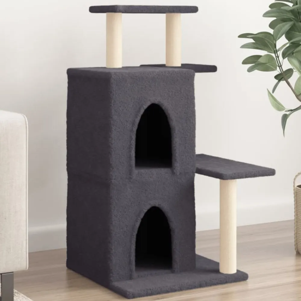 vidaXL Productos Para Mascotas-Rascador para gatos con postes de sisal 97 cm