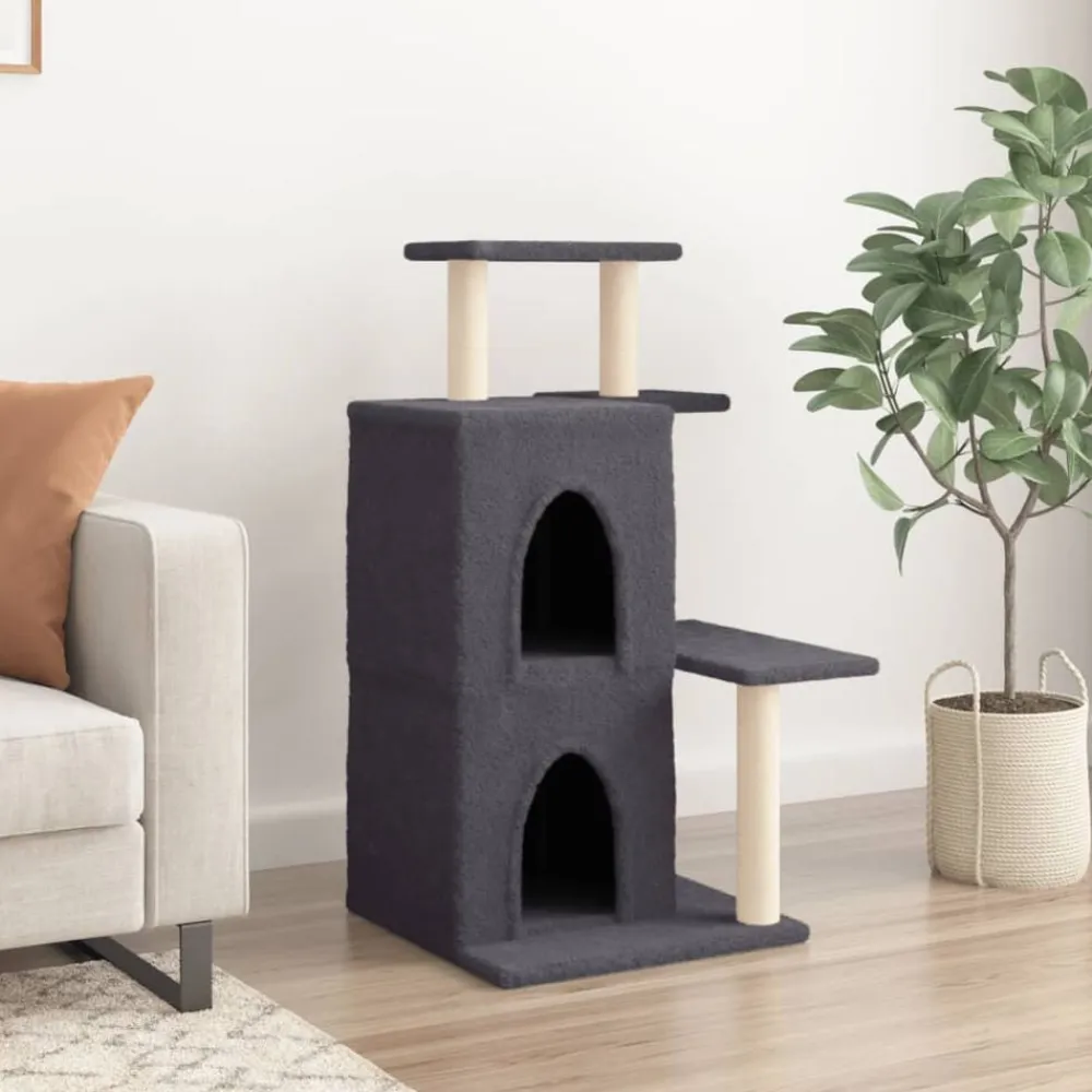 vidaXL Productos Para Mascotas-Rascador para gatos con postes de sisal 97 cm