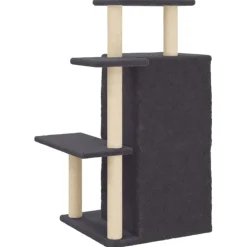 vidaXL Productos Para Mascotas-Rascador para gatos con postes de sisal 97 cm
