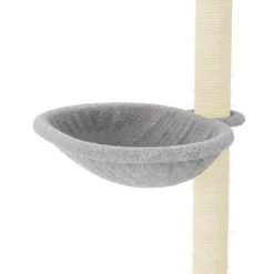 vidaXL Rascador para gatos con postes de sisal 95 cm Gris claro Clearance