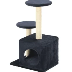 vidaXL Rascador para gatos con poste de sisal 60 cm Azul oscuro Online