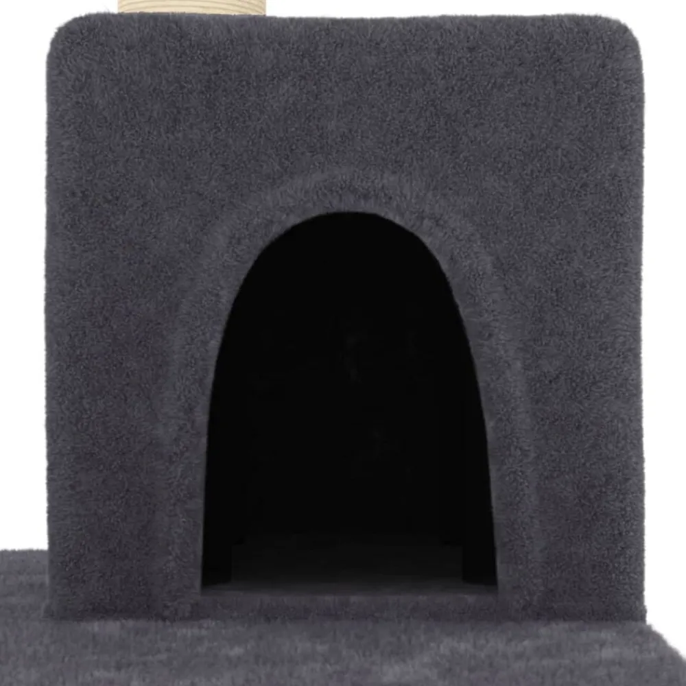vidaXL Productos Para Mascotas-Rascador para gatos con postes de sisal 123 cm