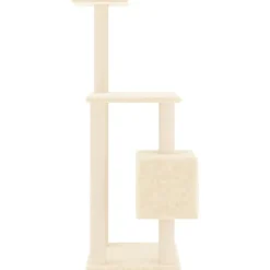 vidaXL Productos Para Mascotas-Rascador para gatos con postes de sisal color 104 cm