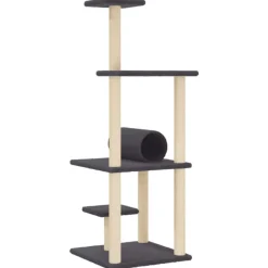 vidaXL Productos Para Mascotas-Rascador para gatos con postes de sisal 136 cm