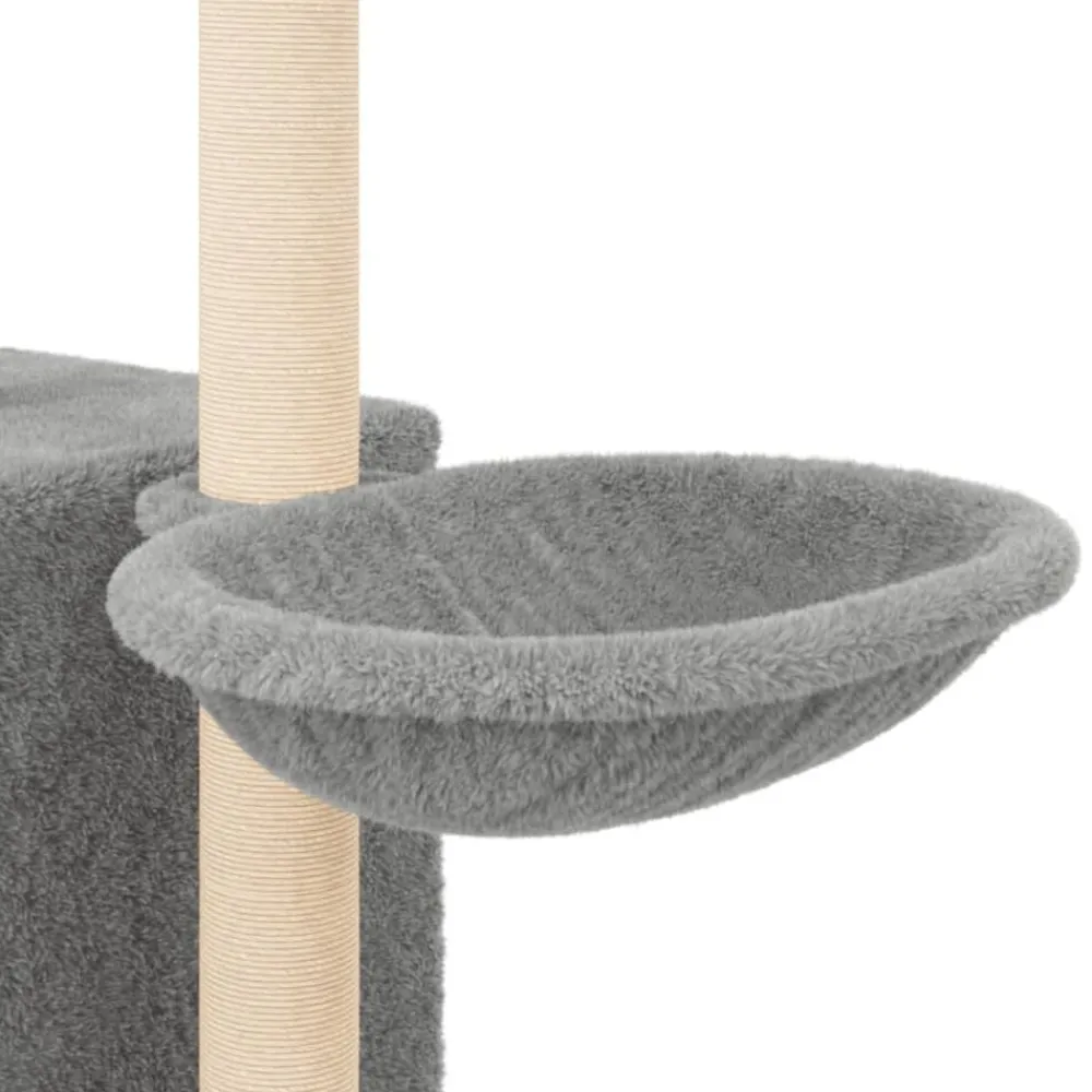 vidaXL Productos Para Mascotas-Rascador para gatos con postes de sisal 145 cm