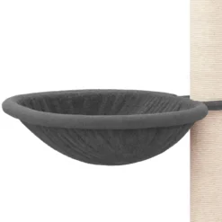vidaXL Rascador para gatos con postes de sisal 94,5 cm Gris oscuro Discount