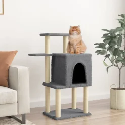 vidaXL Productos Para Mascotas-Rascador para gatos con postes de sisal 97 cm