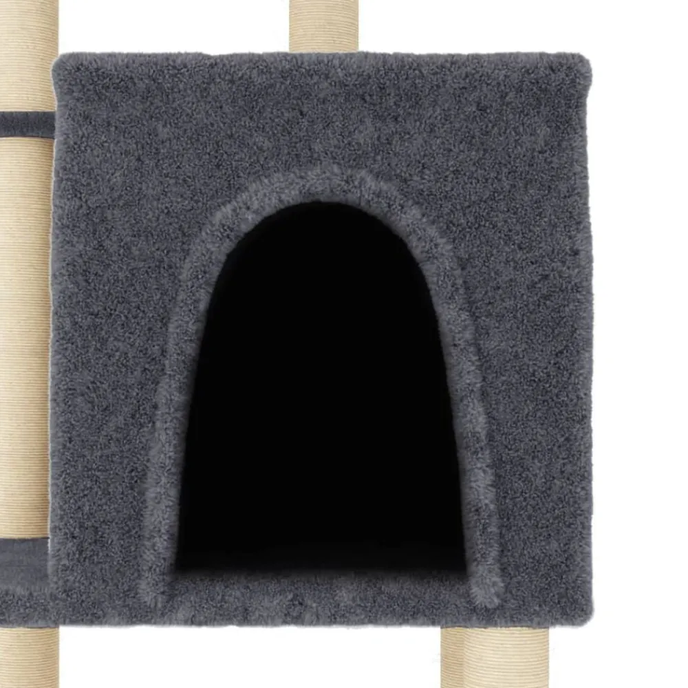 vidaXL Productos Para Mascotas-Rascador para gatos con postes de sisal 97 cm