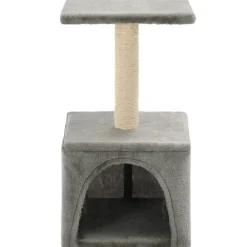 vidaXL Rascador para gatos con poste de sisal 55 cm Gris Outlet