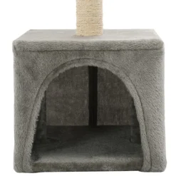 vidaXL Rascador para gatos con poste de sisal 55 cm Gris Outlet