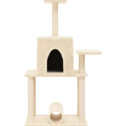 vidaXL Productos Para Mascotas-Rascador para gatos con postes de sisal color 122 cm