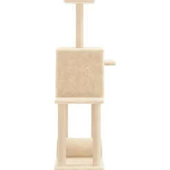 vidaXL Productos Para Mascotas-Rascador para gatos con postes de sisal color 122 cm