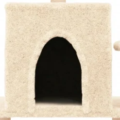 vidaXL Productos Para Mascotas-Rascador para gatos con postes de sisal color 122 cm