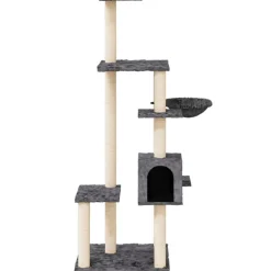 vidaXL Productos Para Mascotas-Rascador para gatos con postes de sisal 142 cm