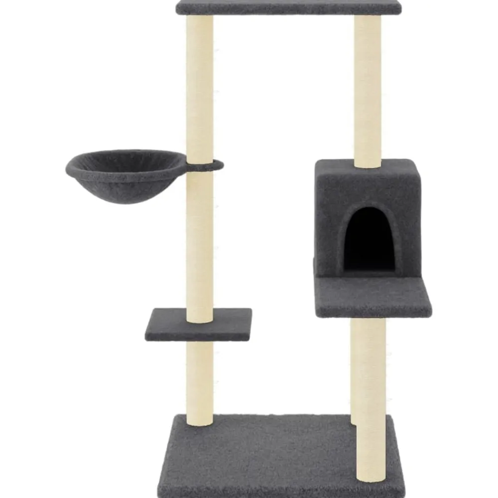vidaXL Productos Para Mascotas-Rascador para gatos con postes de sisal 95 cm