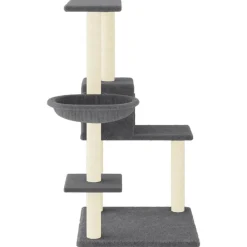 vidaXL Productos Para Mascotas-Rascador para gatos con postes de sisal 95 cm