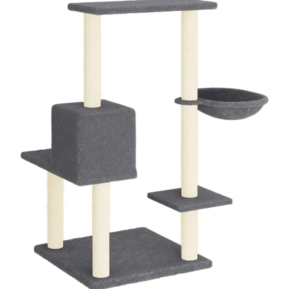 vidaXL Productos Para Mascotas-Rascador para gatos con postes de sisal 95 cm