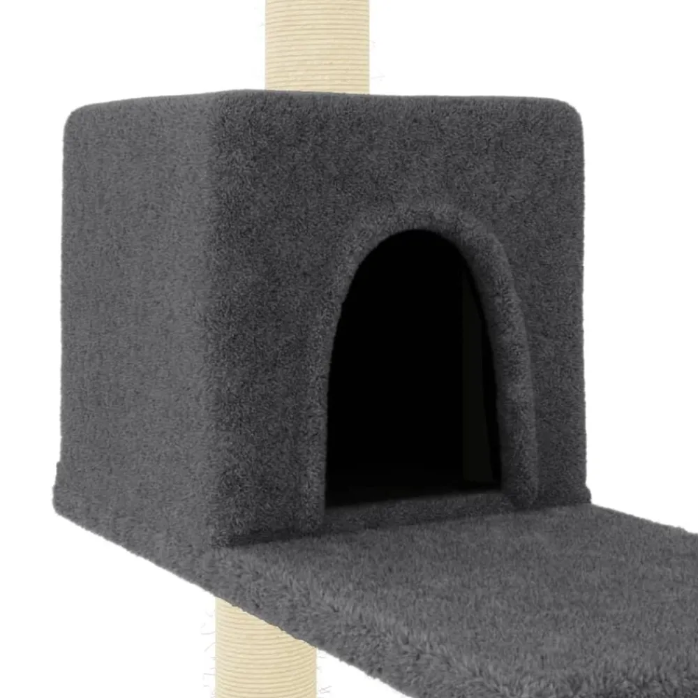 vidaXL Productos Para Mascotas-Rascador para gatos con postes de sisal 95 cm