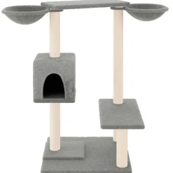 vidaXL Productos Para Mascotas-Rascador para gatos con postes 82 cm