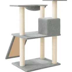 vidaXL Productos Para Mascotas-Rascador para gatos con postes de sisal 83 cm